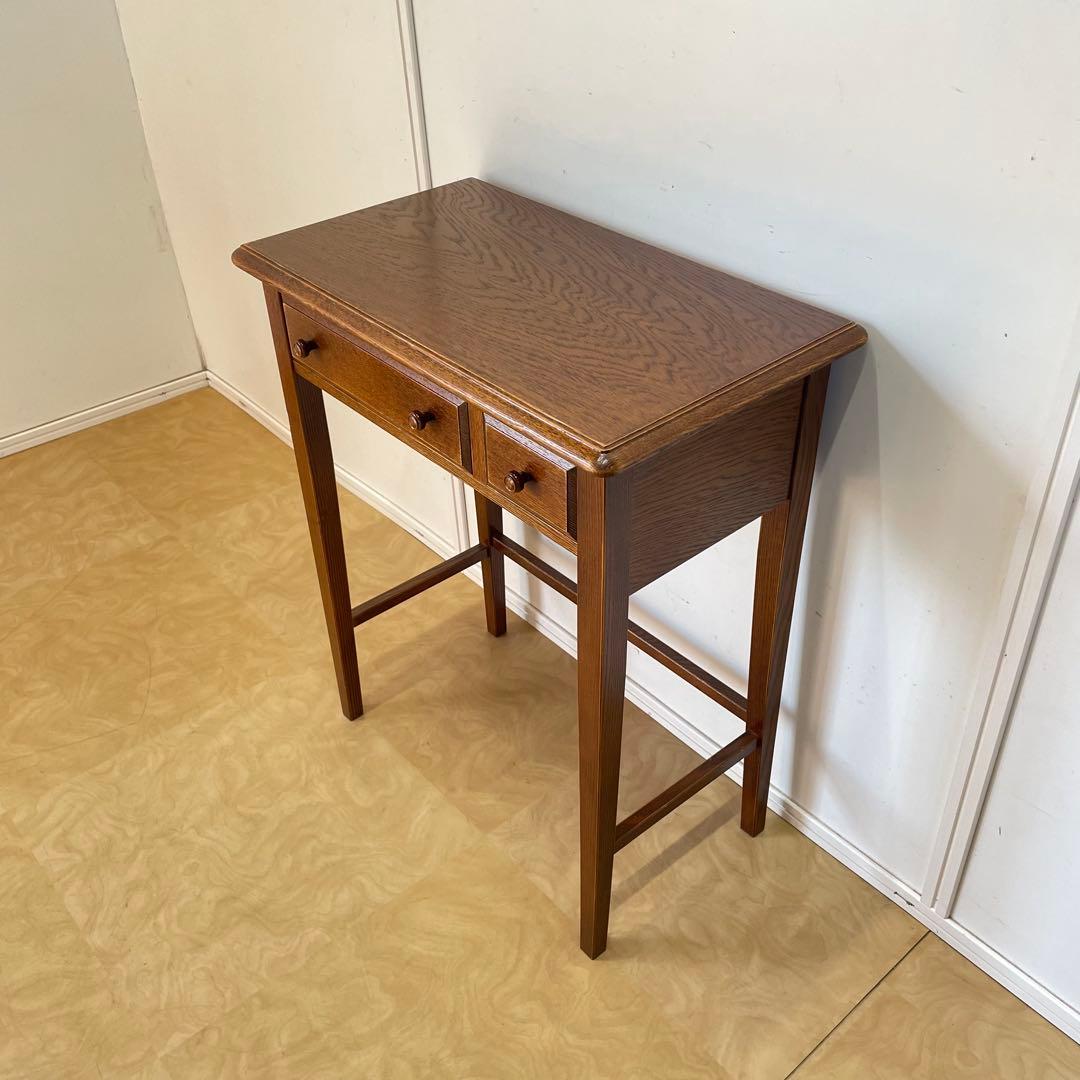 三越家具 カントリーハウス 机 デスク 引き出し コンソール 台 ブルージュ