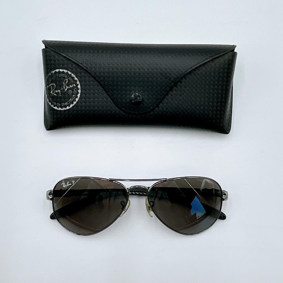 ショップ 美品 Ray-Ban RB8307 AVIATOR ミラーテック m533