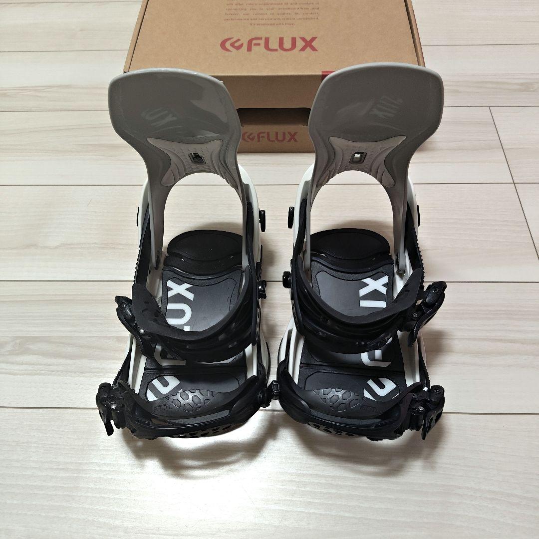 FLUX CV Sサイズ スノーボードビンディング ホワイト 22−23モデル