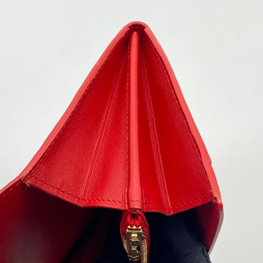 ルイヴィトン・長財布・ポルトフォイユ・サラ・モノグラム・ヴェルニ・ルージュ