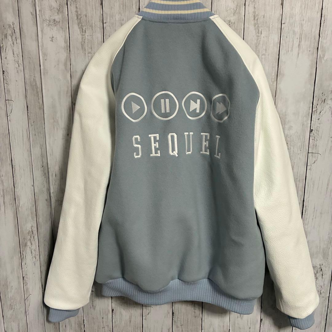 【極美品】sequelシークエル フラグメン レザージャケット スタジャン