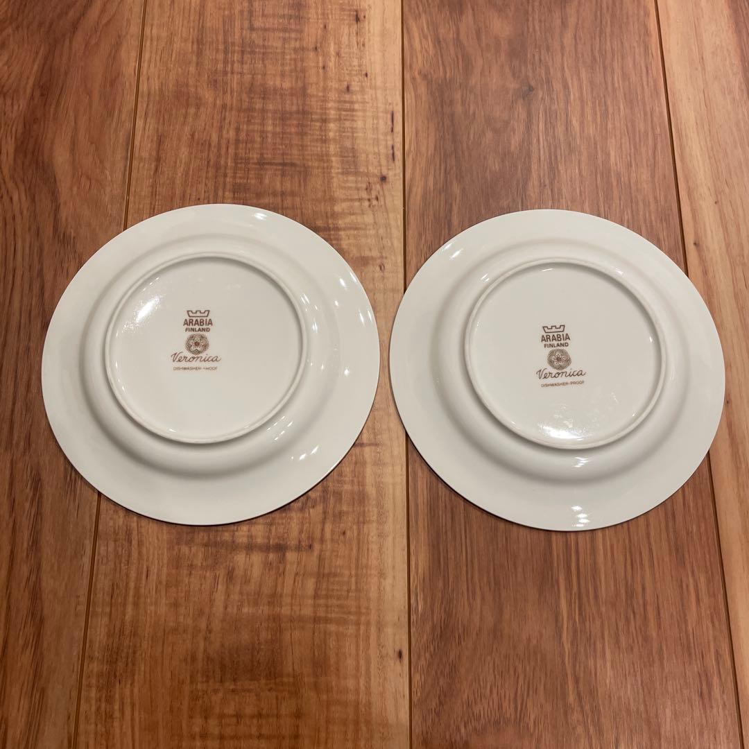 アラビア　ベロニカ　17cmプレート　2枚セット
