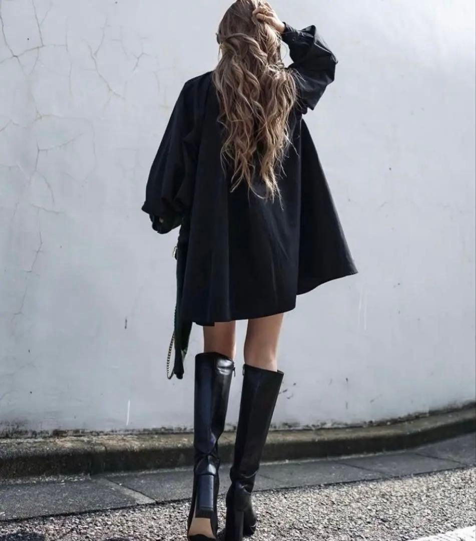 ☆Glam Lips☆2waハイネックシャツワンピース☆