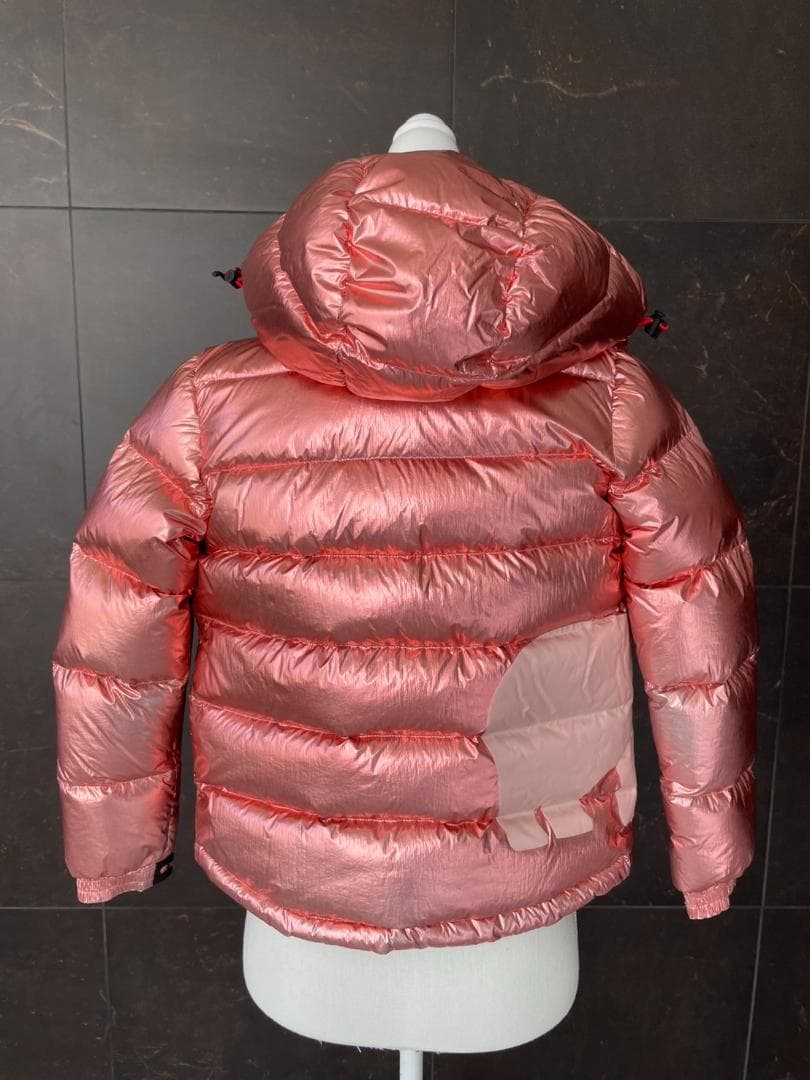 PERFECTMOMENT 6Y ピンクメタリック キッズ スキーウェア ダウン
