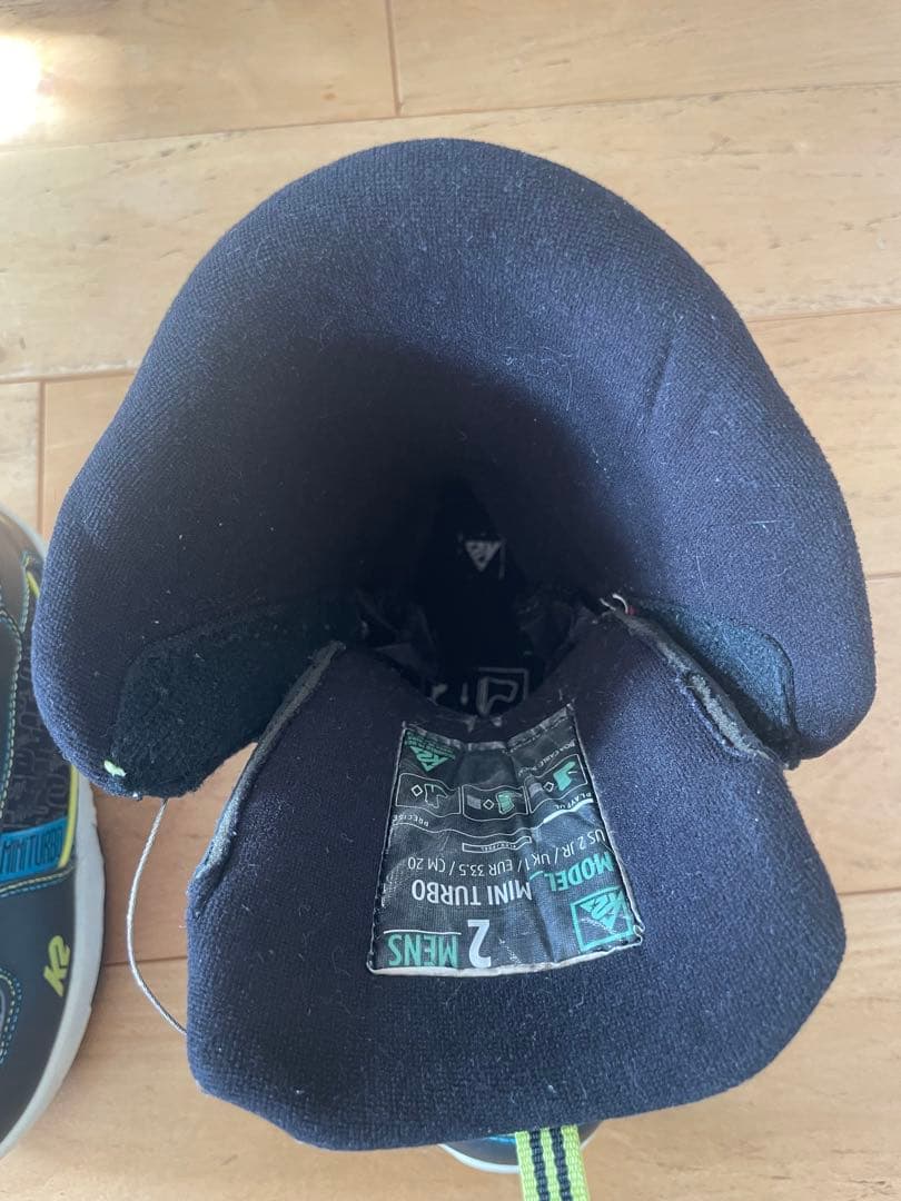 K2 キッズ用　スノーボードビンディングブーツ3点セット 男の子用