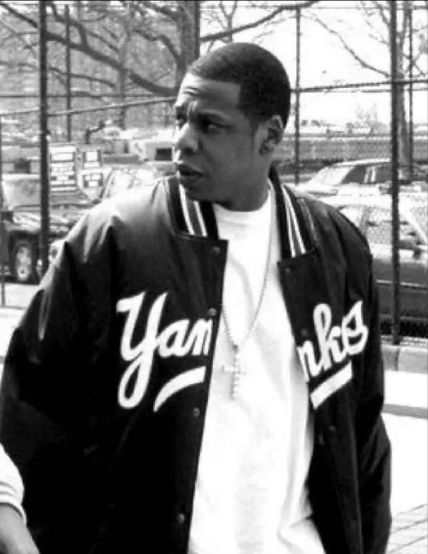 90s ジェイ・Z着用　ヤンキーススタジャン　B-boy