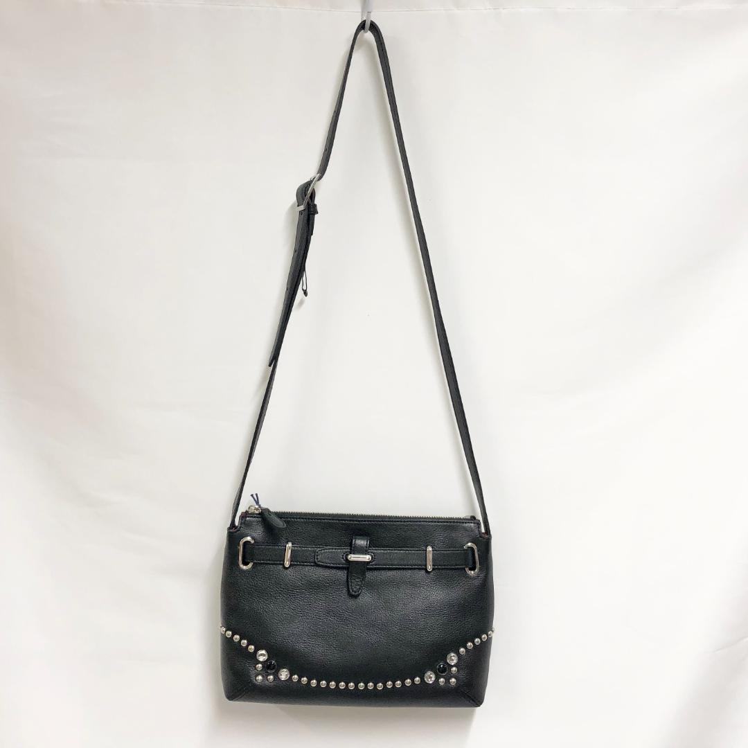 ○★新品未使用　PELLE MORBIDA　ロンドン　ショルダーバッグ　ブラック