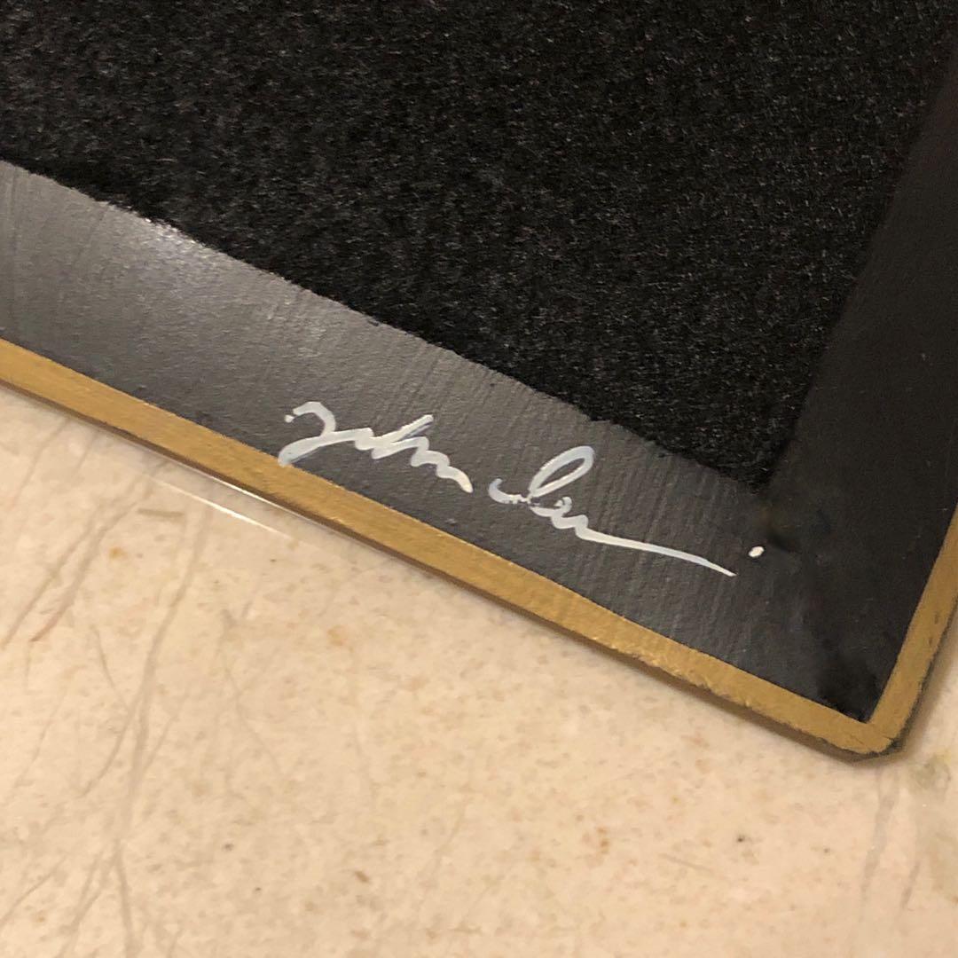 ラージサイズ　ジョンデリアン　デコパージュトレイ　フラワーバード