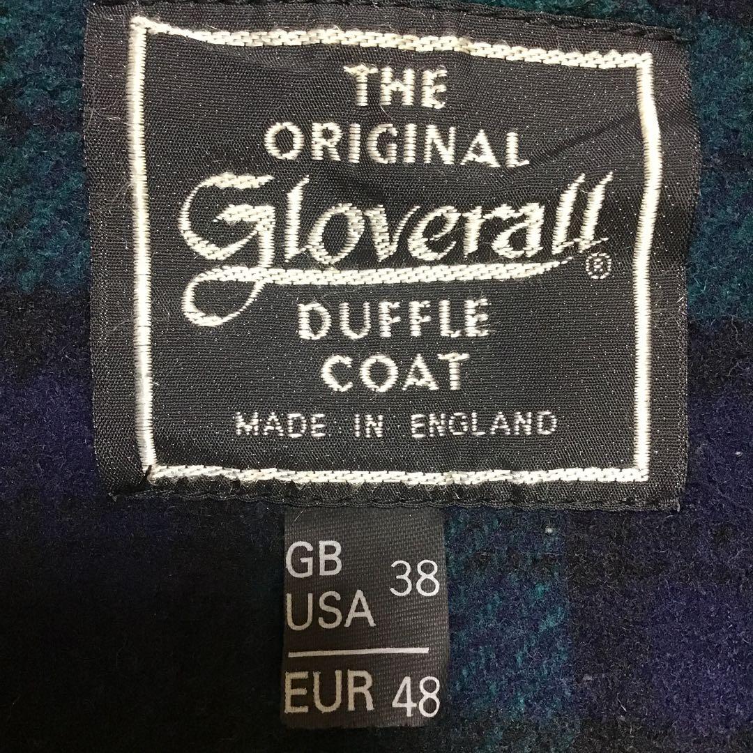 グローバーオール　ダッフルコート　メンズ　ネイビー　USA３８　イギリス製