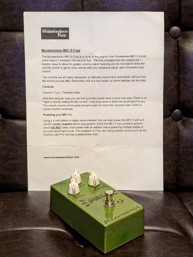 【最終価格】Monsterpiece Fuzz MK 1.5 Fuzz ファズ