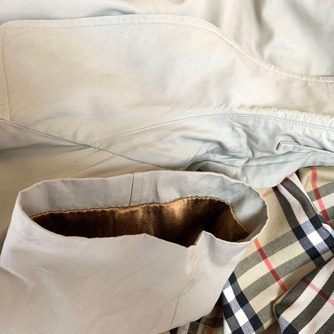 バーバリー　Ｂurberrys' ステンカラーコート　イギリス製　ライナー付