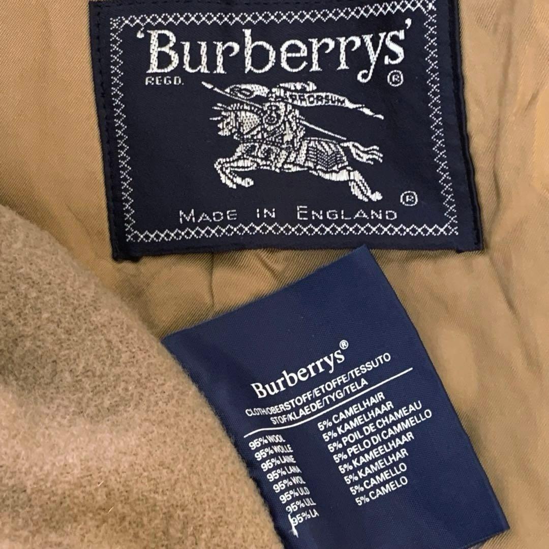 バーバリー　Ｂurberrys' ステンカラーコート　イギリス製　ライナー付