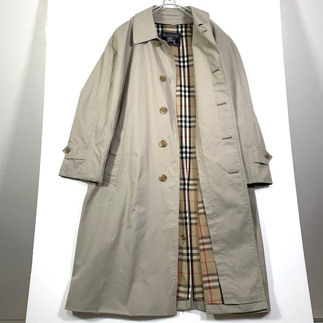 バーバリー　Ｂurberrys' ステンカラーコート　イギリス製　ライナー付