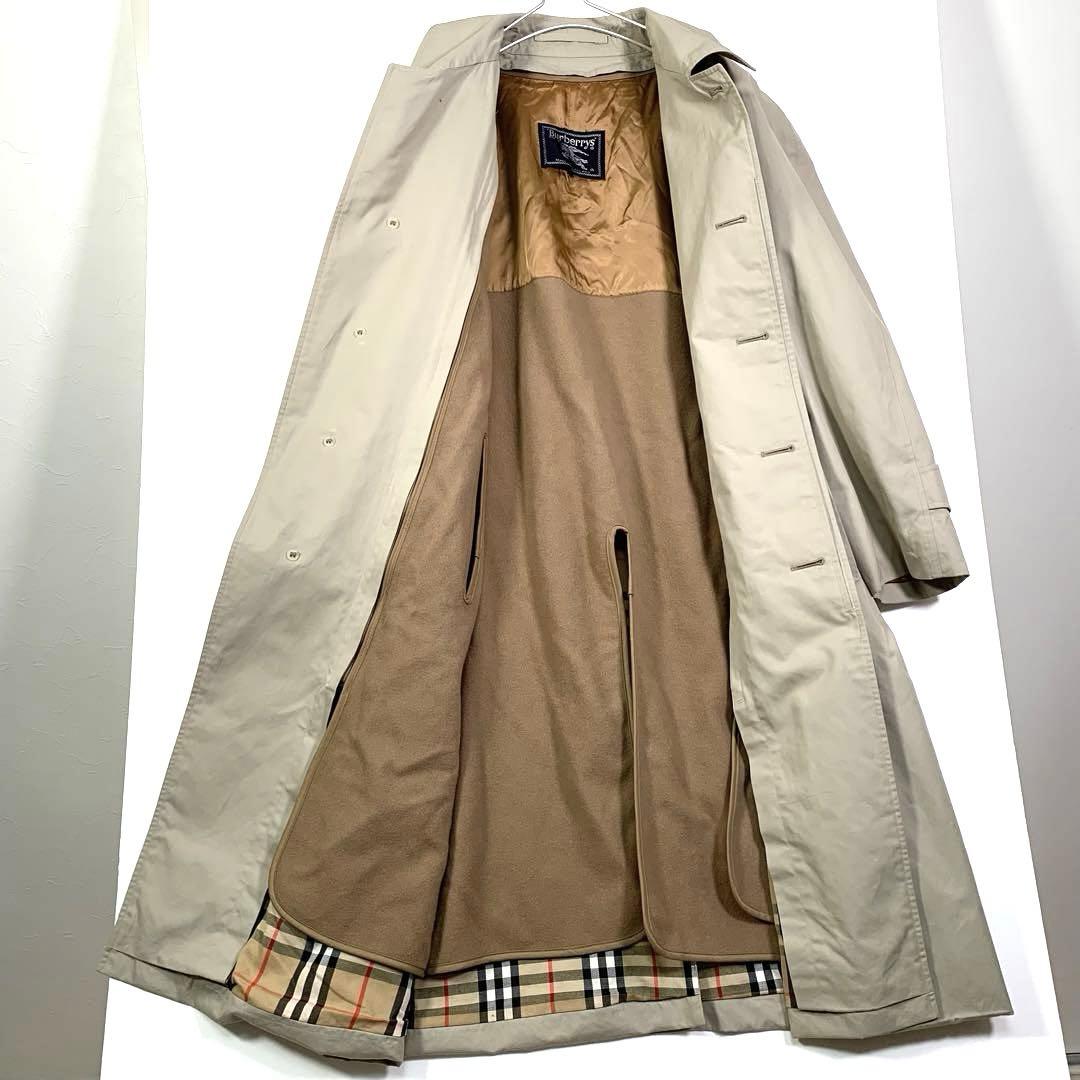 バーバリー　Ｂurberrys' ステンカラーコート　イギリス製　ライナー付