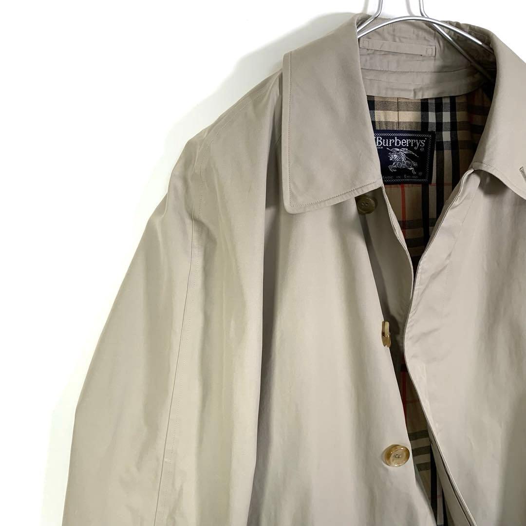 バーバリー　Ｂurberrys' ステンカラーコート　イギリス製　ライナー付