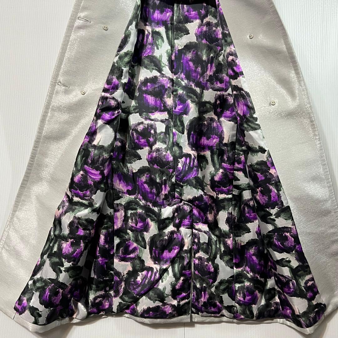 アクアスキュータム 光沢のあるチェスターコート サイズ10【11号相当