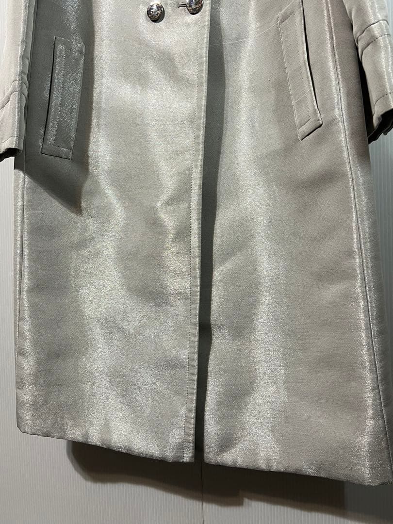 アクアスキュータム 光沢のあるチェスターコート サイズ10【11号相当