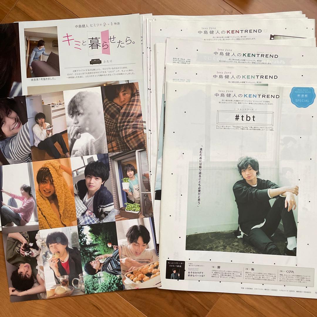 中島健人　写真うちわファイルまとめ売り