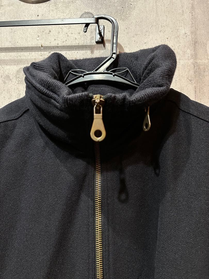 最高級 ヴィンテージ ジョルジオアルマーニ 中綿 襟立ミドルコート サイズ48