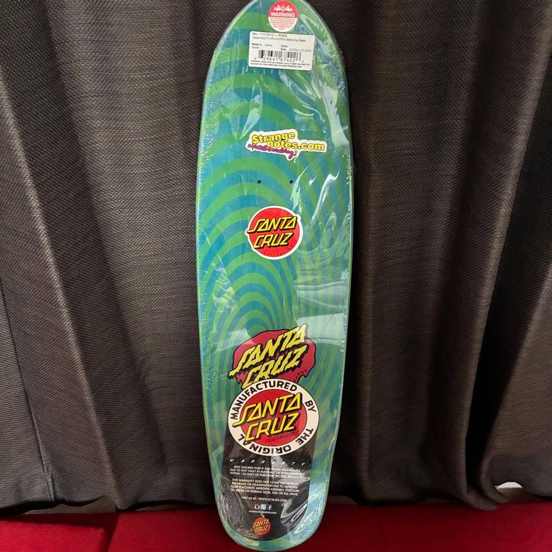 SANTA CRUZ DECAY HAND スケートボードデッキ