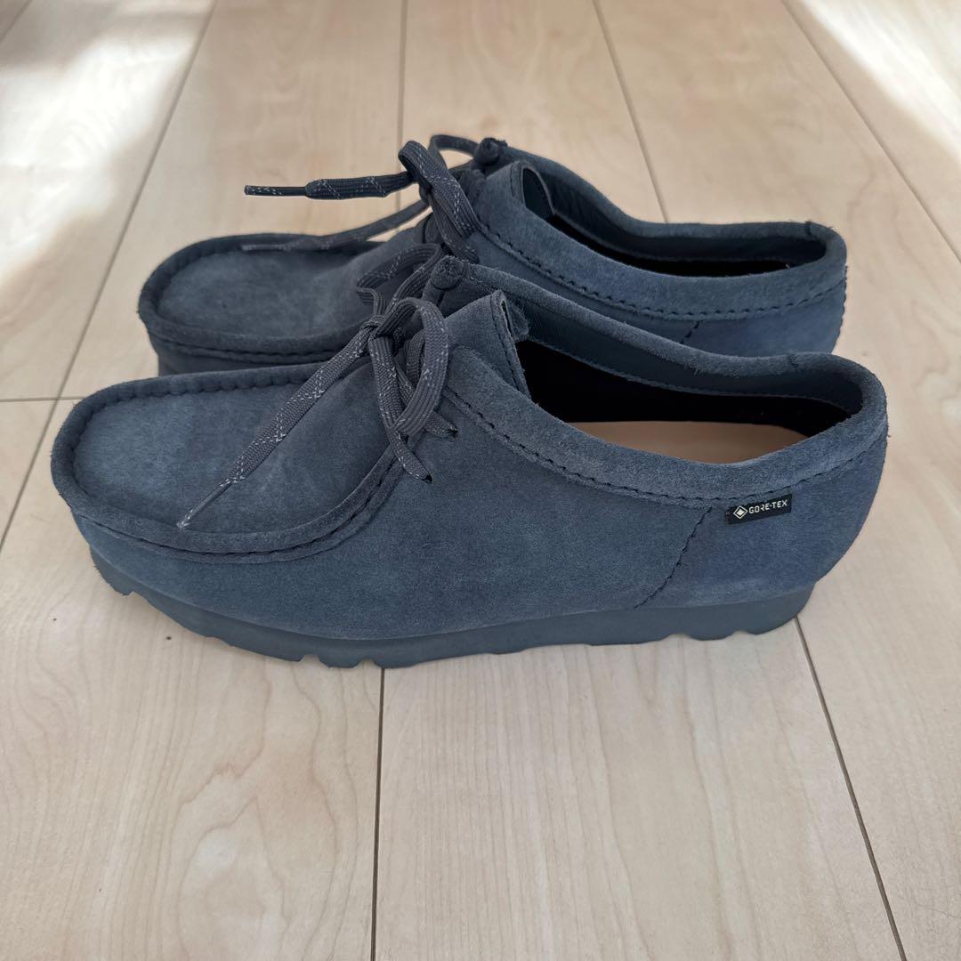 【25.5cm】クラークス ワラビー GORE-TEX ダークグレー