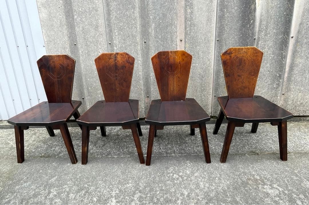 稀少/星野民藝/星野民芸/八角炉/囲炉裏/ダイニングセット/チェア/椅子/桜材