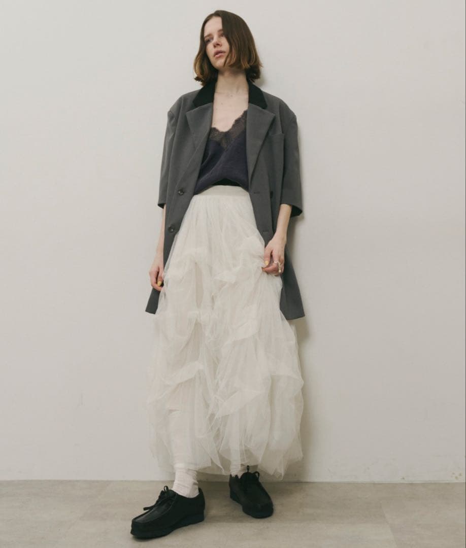 【新品】LA BELLE ETUDE チュールスカート Carrie ホワイト