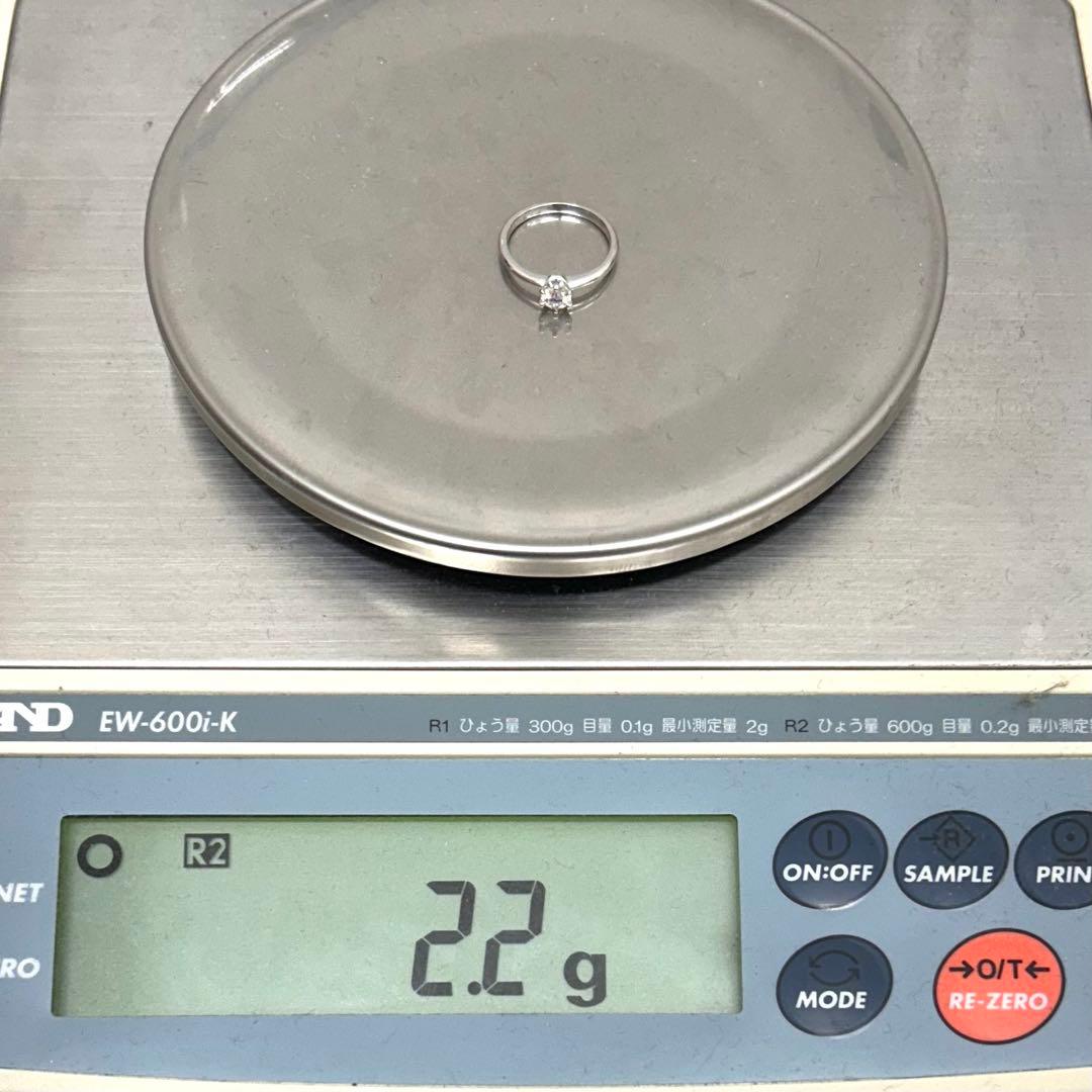 ODJ MERU99　ODM プラチナ ダイヤモンド リング6号 2.2g