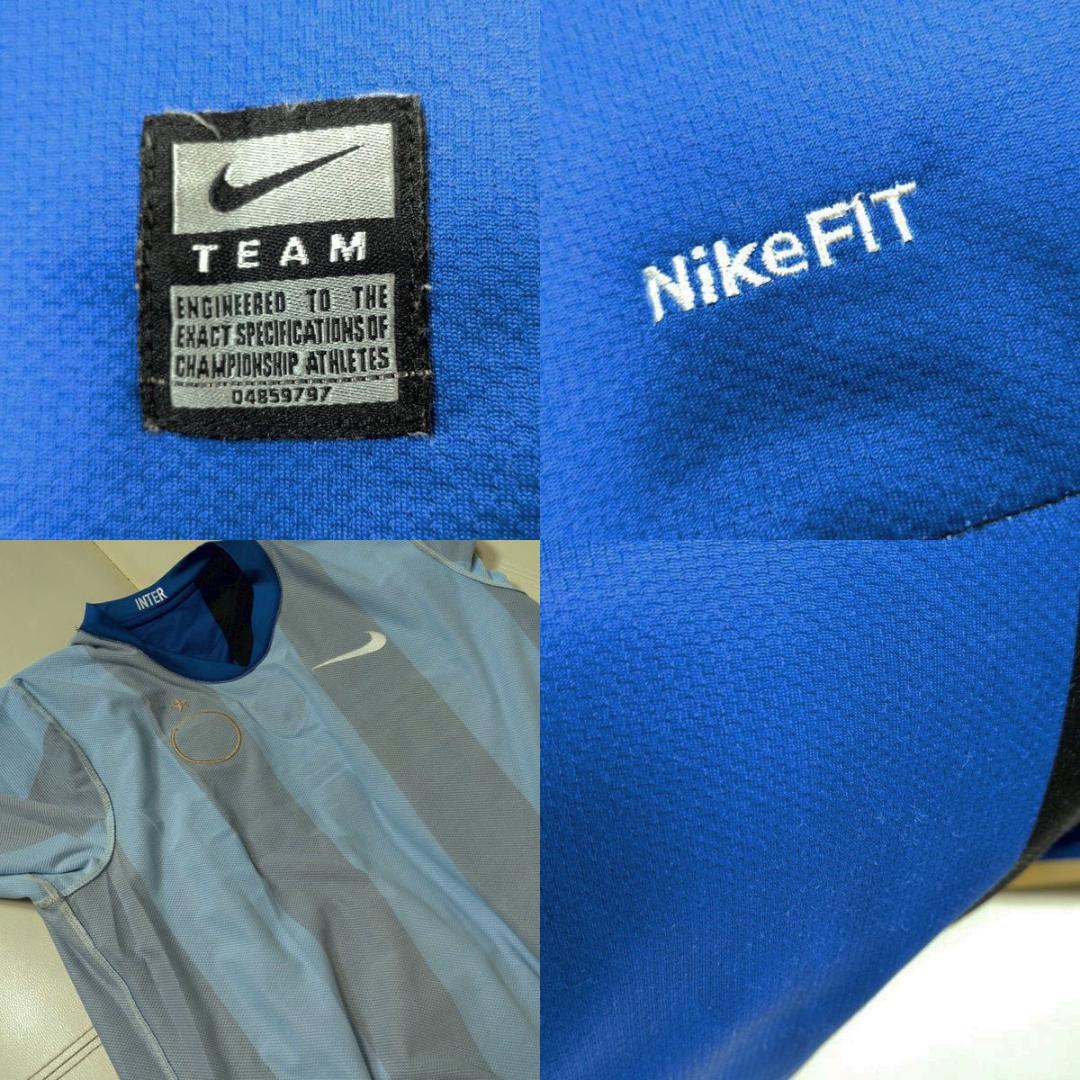 インテル ナイキ 08-09 レプリカユニフォーム XL スクデットワッペン