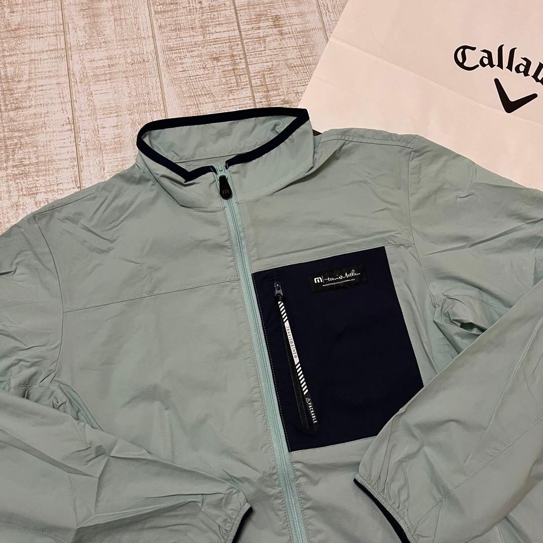 新品 キャロウェイ トラヴィスマシュー ブルゾン 防水撥水 グリーン XL