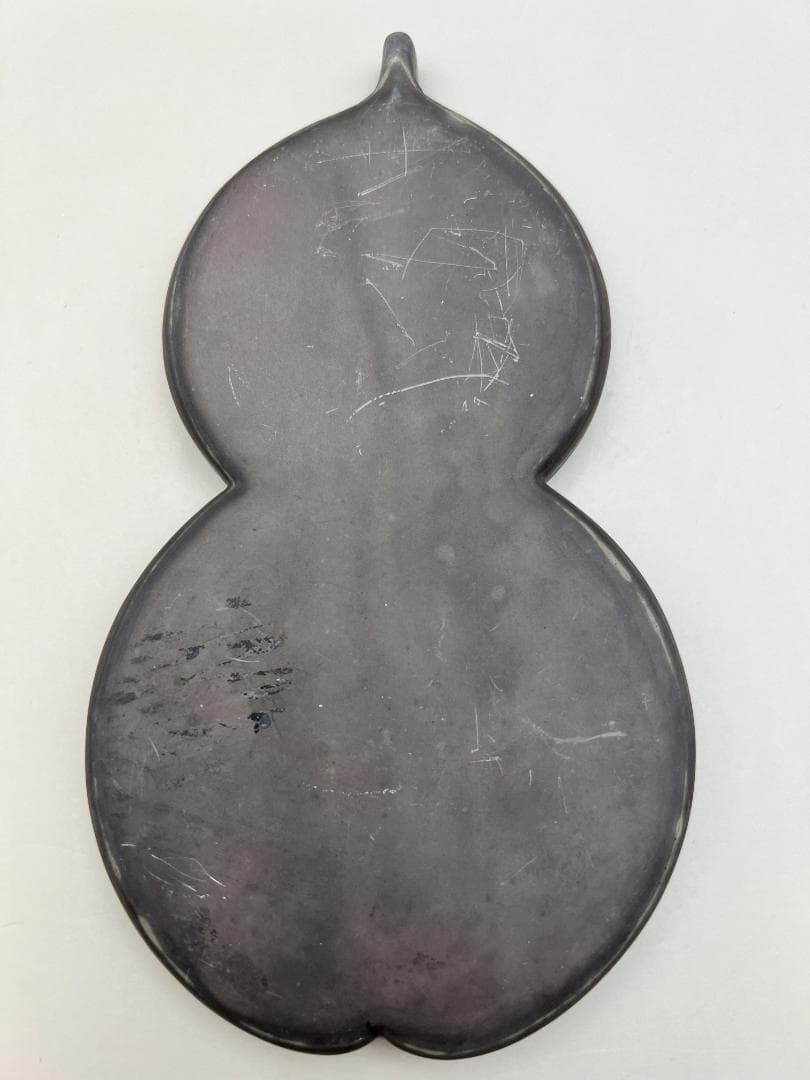 【海】硯　瓢箪形硯　骨董品　骨董品 時代品 中国美術品