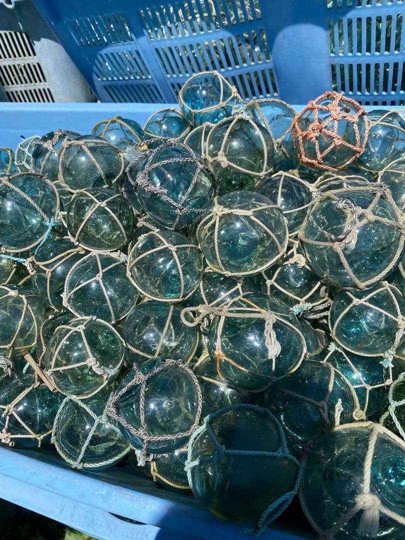 漁具 ガラス玉100個 浮子 漁師の通販はau PAY マーケット - 輸入雑貨の