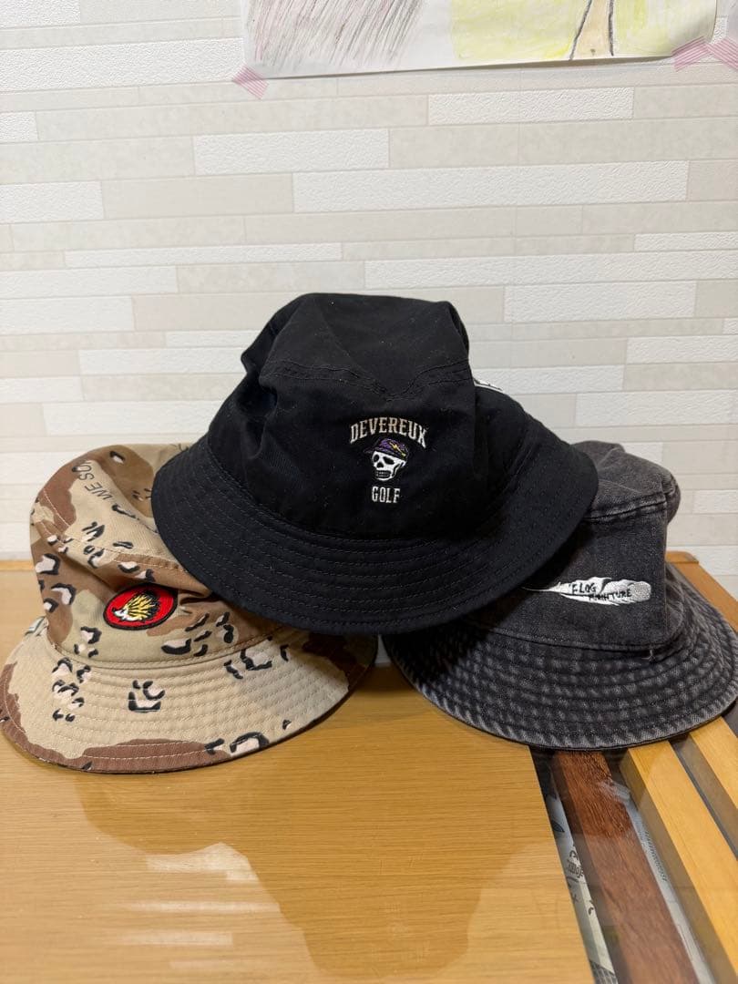 CLUBHAUS他　バケットハット　3点セット