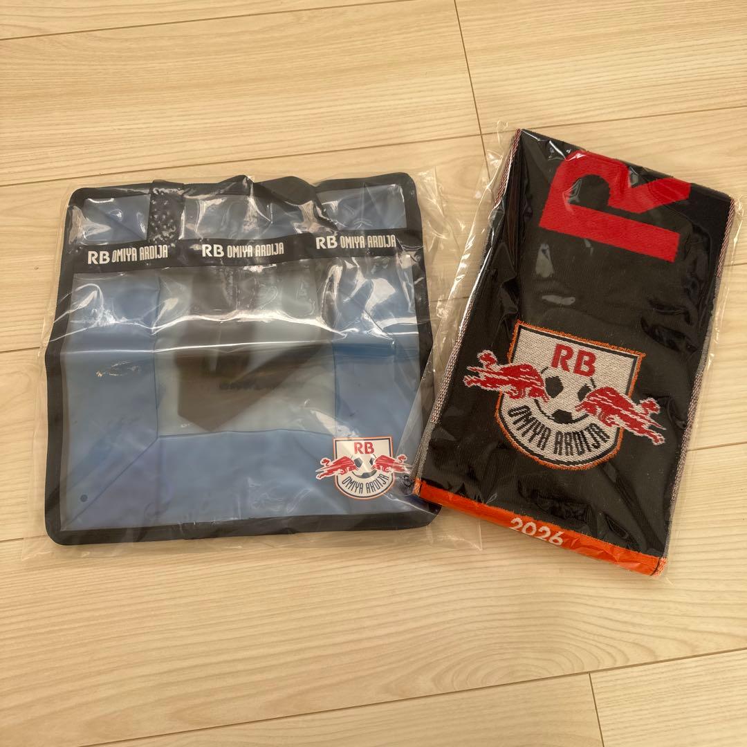 新品未使用】RB大宮アルディージャ 2026タオルマフラー・クリアバッグ