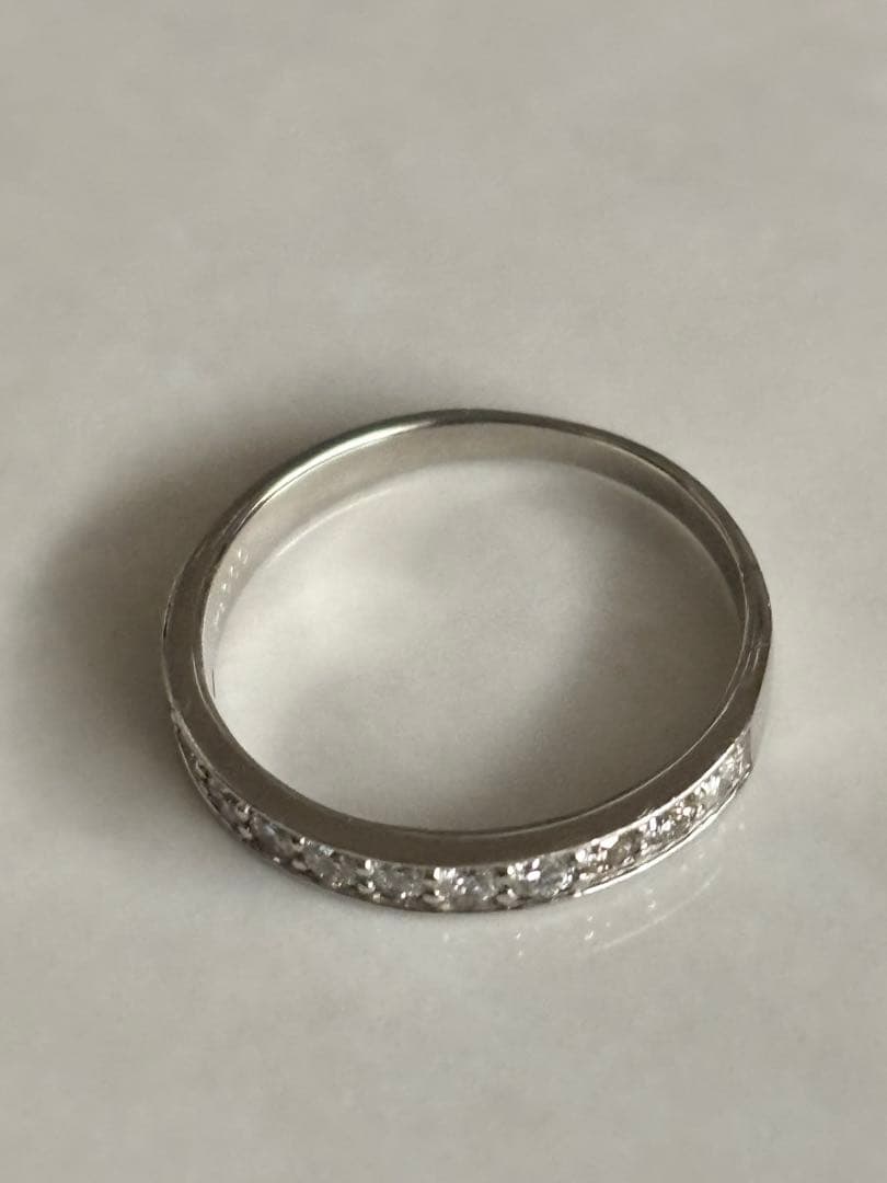 まい様❗️プラチナ天然ダイヤモンドリング エタニティリング0.35ct 鑑別11号