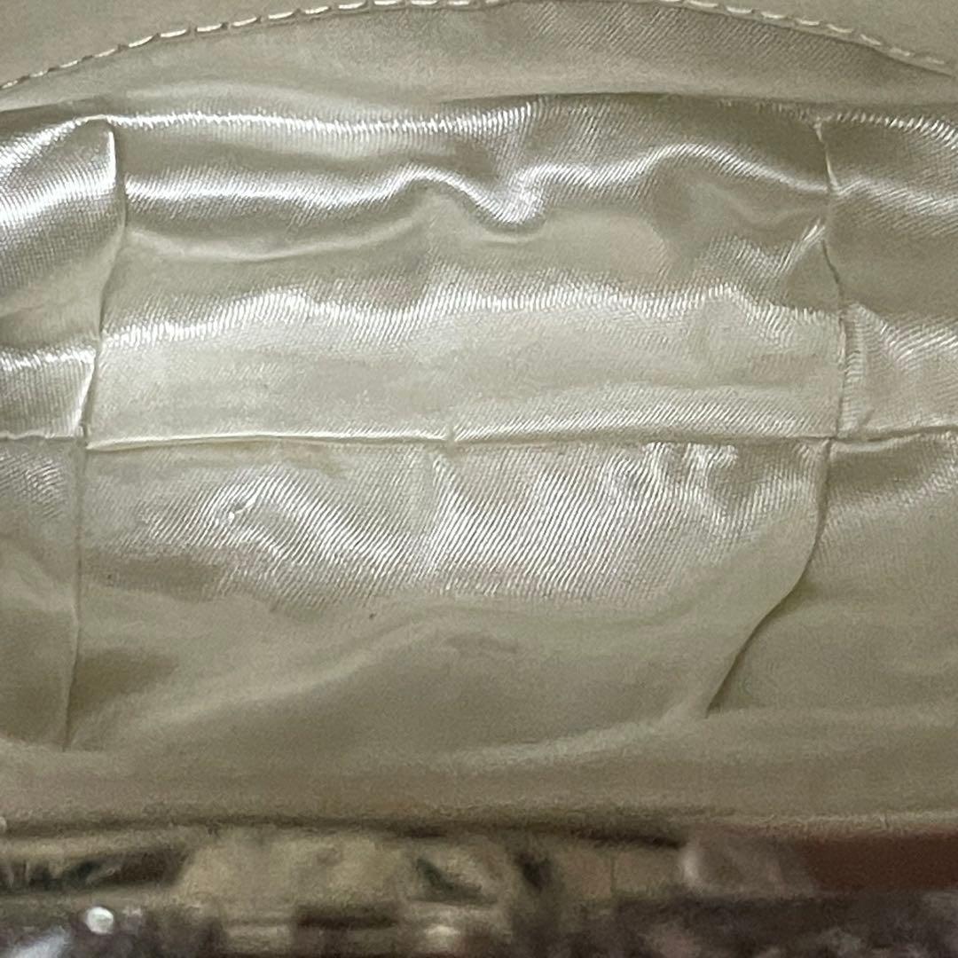 極美品⭐︎高級 Lumy ルミーはしもと ビーズ刺繍 パーティーバッグ