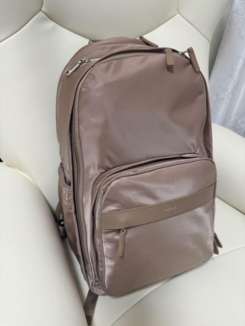 新品）Y-STYLE 魔法の収納 バックパック【ピンクベージュ】