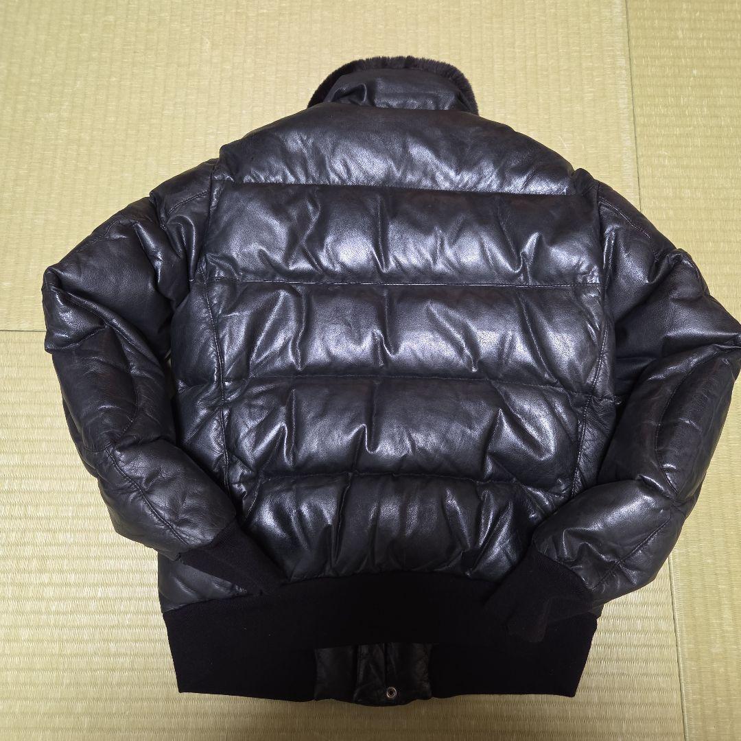 mando レザー ダウンジャケット サイズ40 ブラック Lサイズ