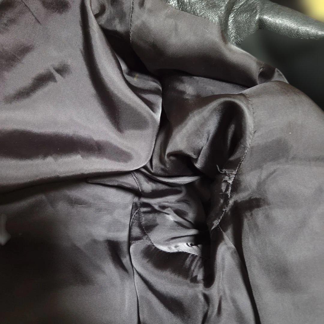 mando レザー ダウンジャケット サイズ40 ブラック Lサイズ