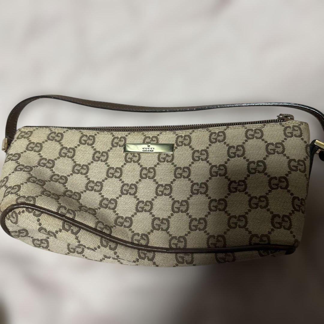 m*︎様 Gucci GGパターン ポーチ ベージュ