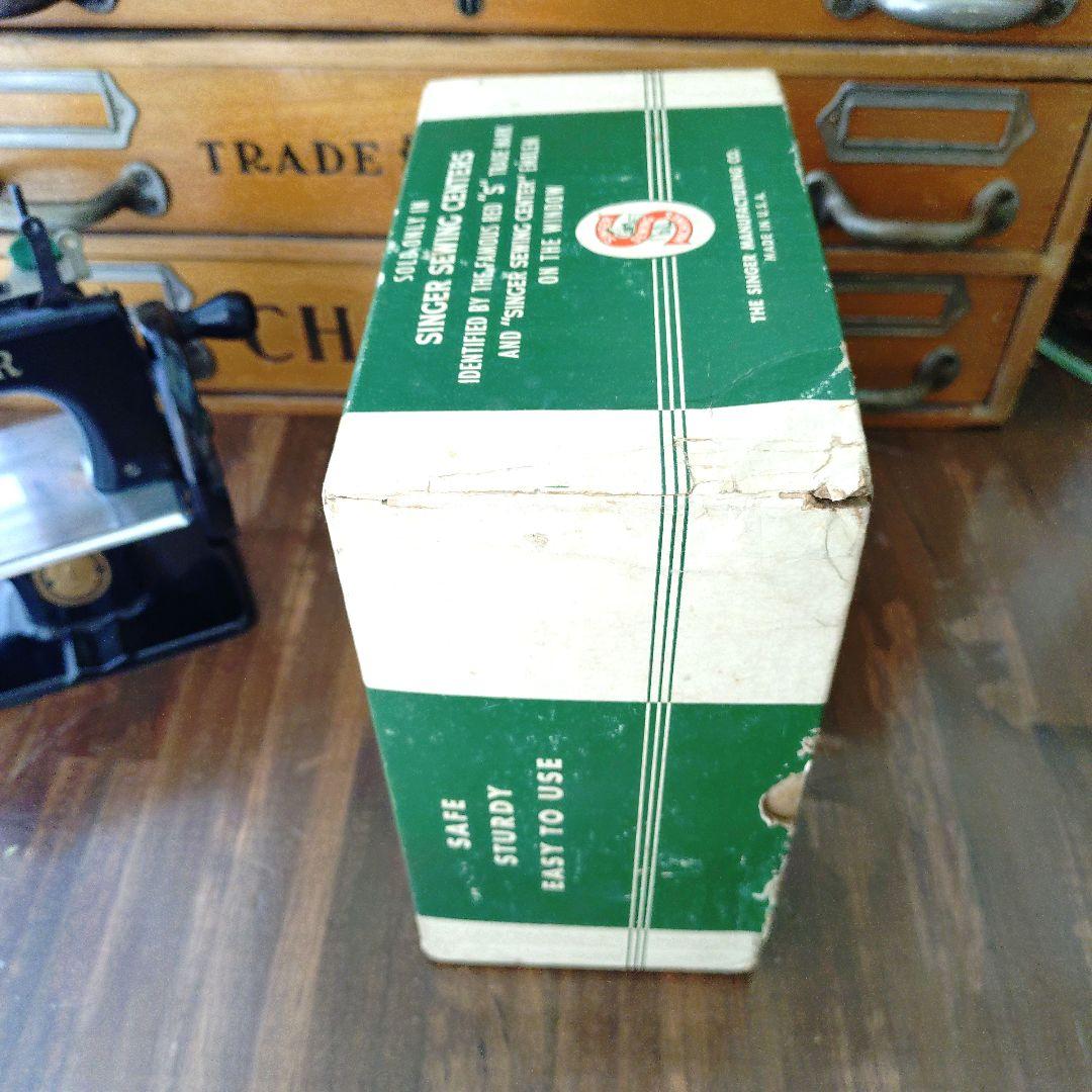 最終値下げ アンティーク Singer シンガー トイミシン 黒 箱・説明書あり