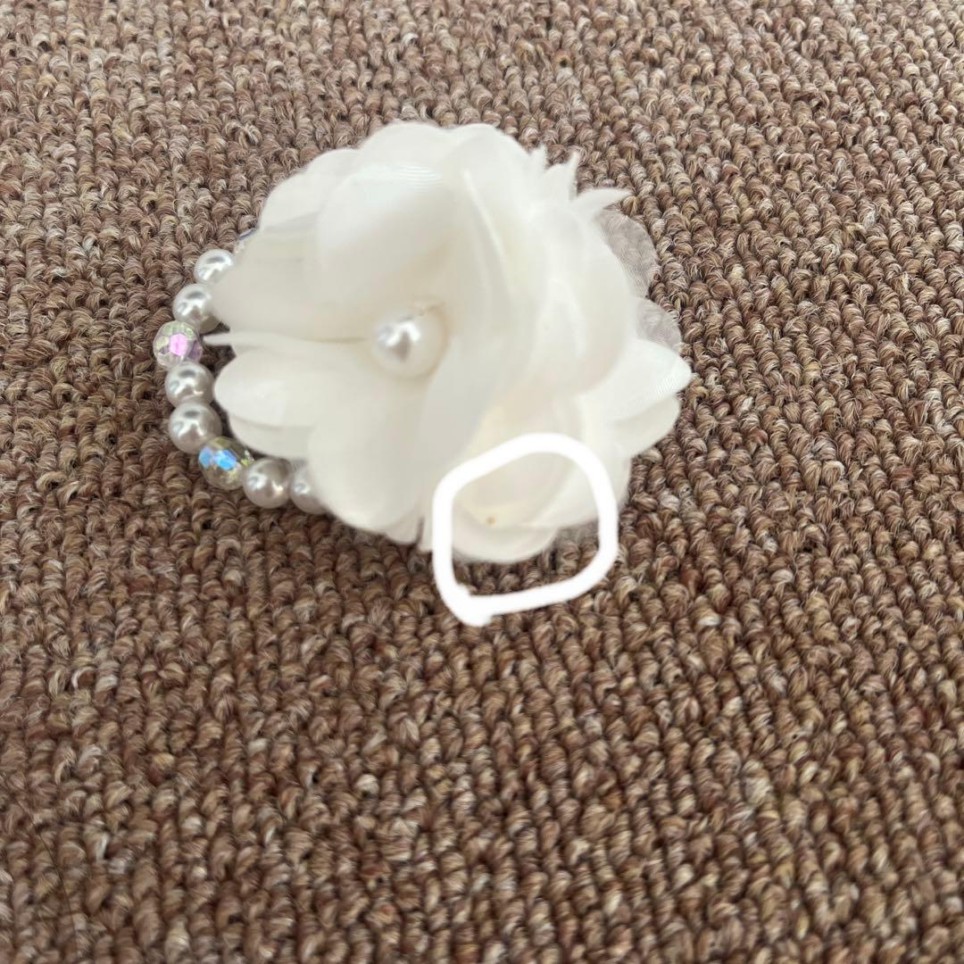 ショパン　115センチ　リボン付きチェック柄ドレス