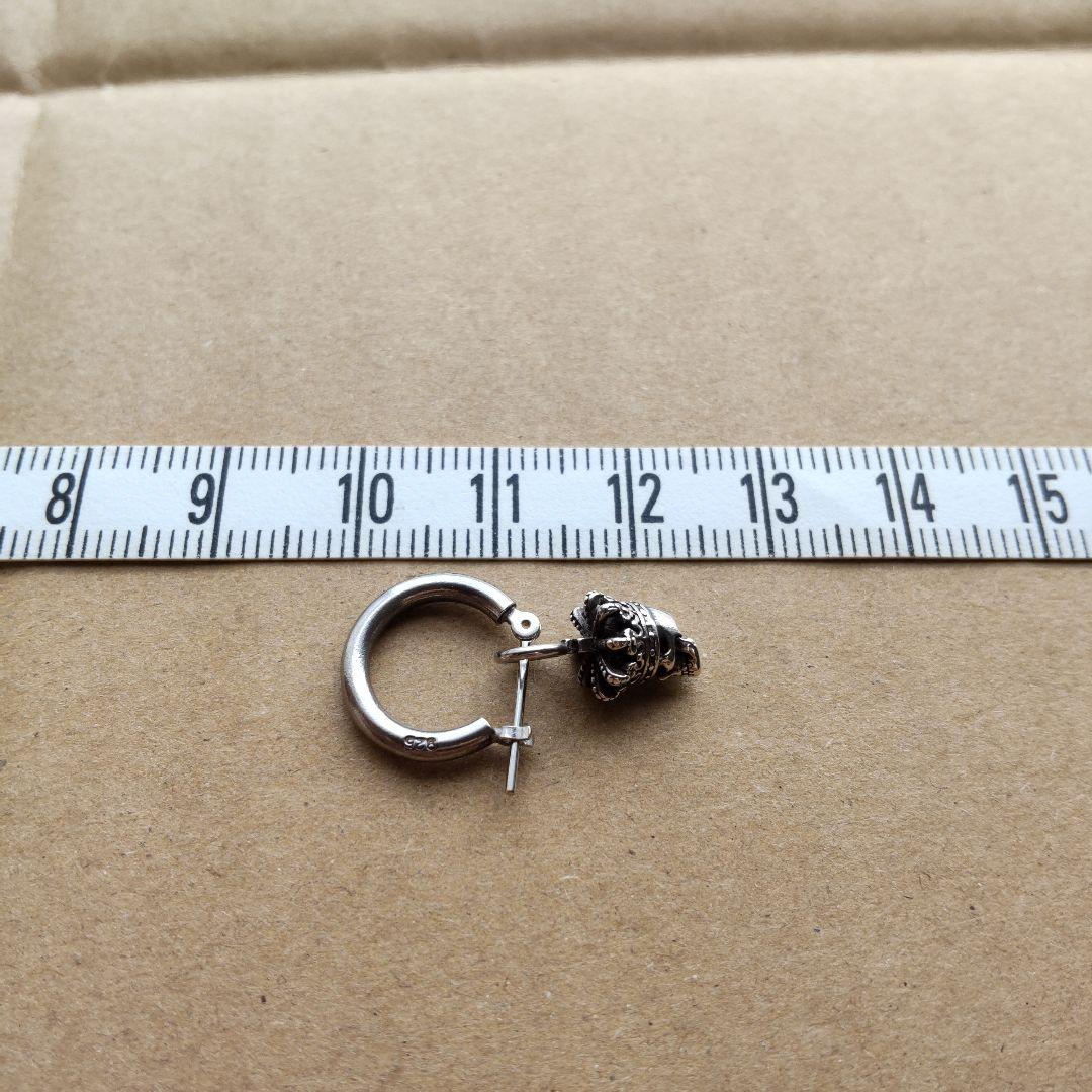 ジャスティンデイビス　ピアス Justin Davis スカル ドクロ フープ