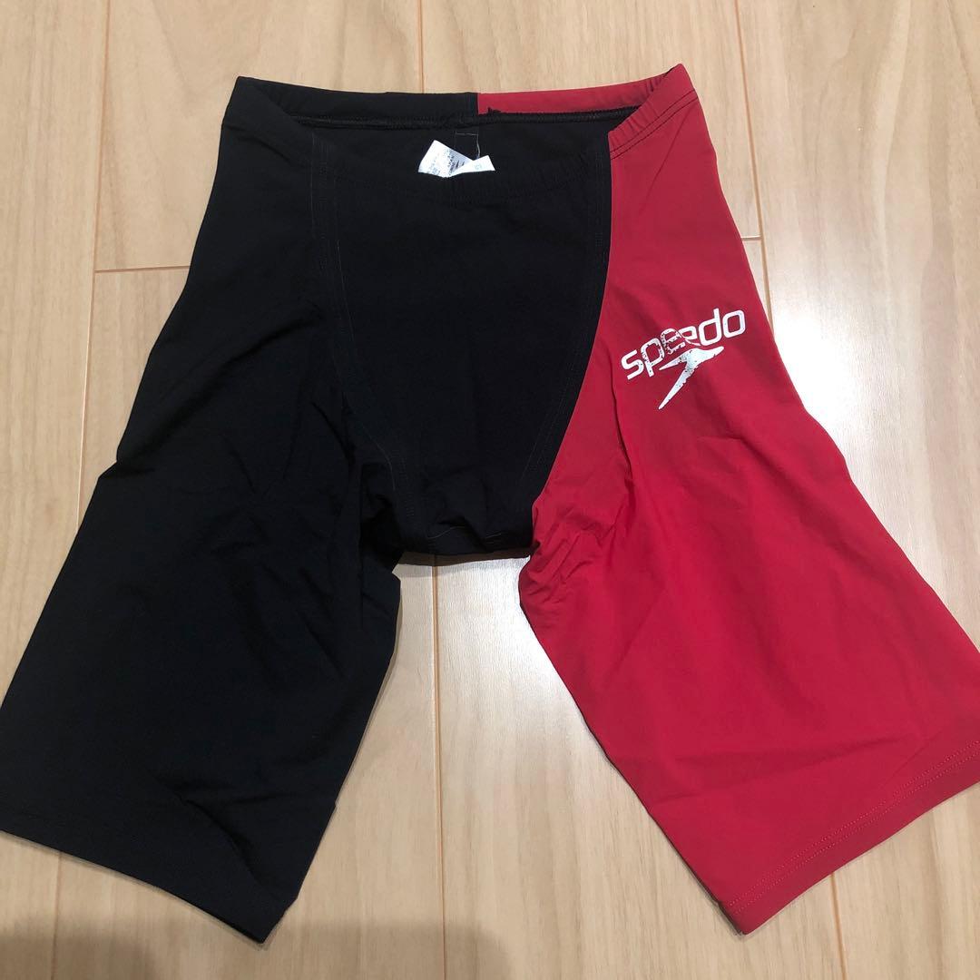 Speedo 競泳水着 SP146332 黒/赤 - メルカリ