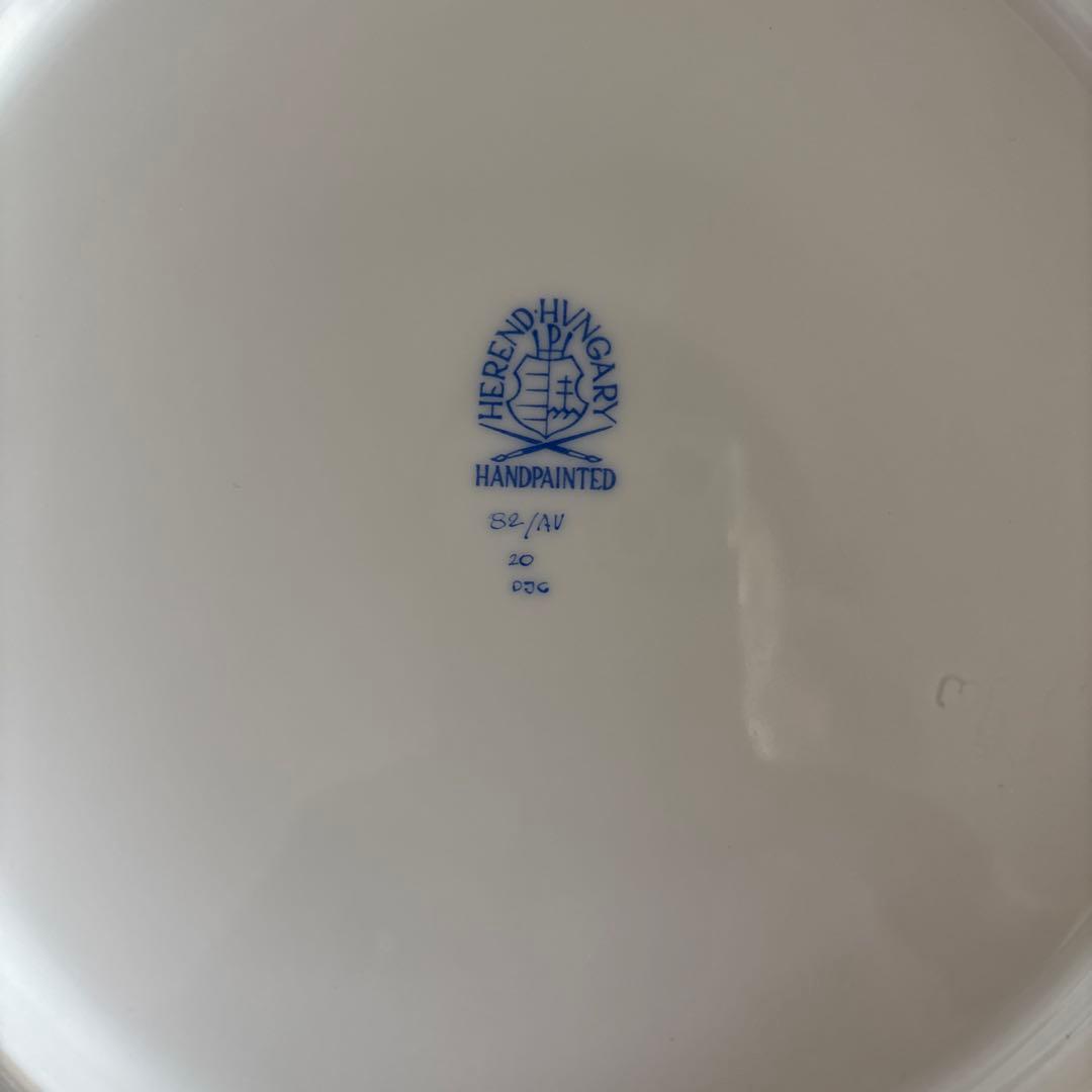 ヘレンド(HEREND) アポニーグリーン ディッシュ 26.5cm プレート