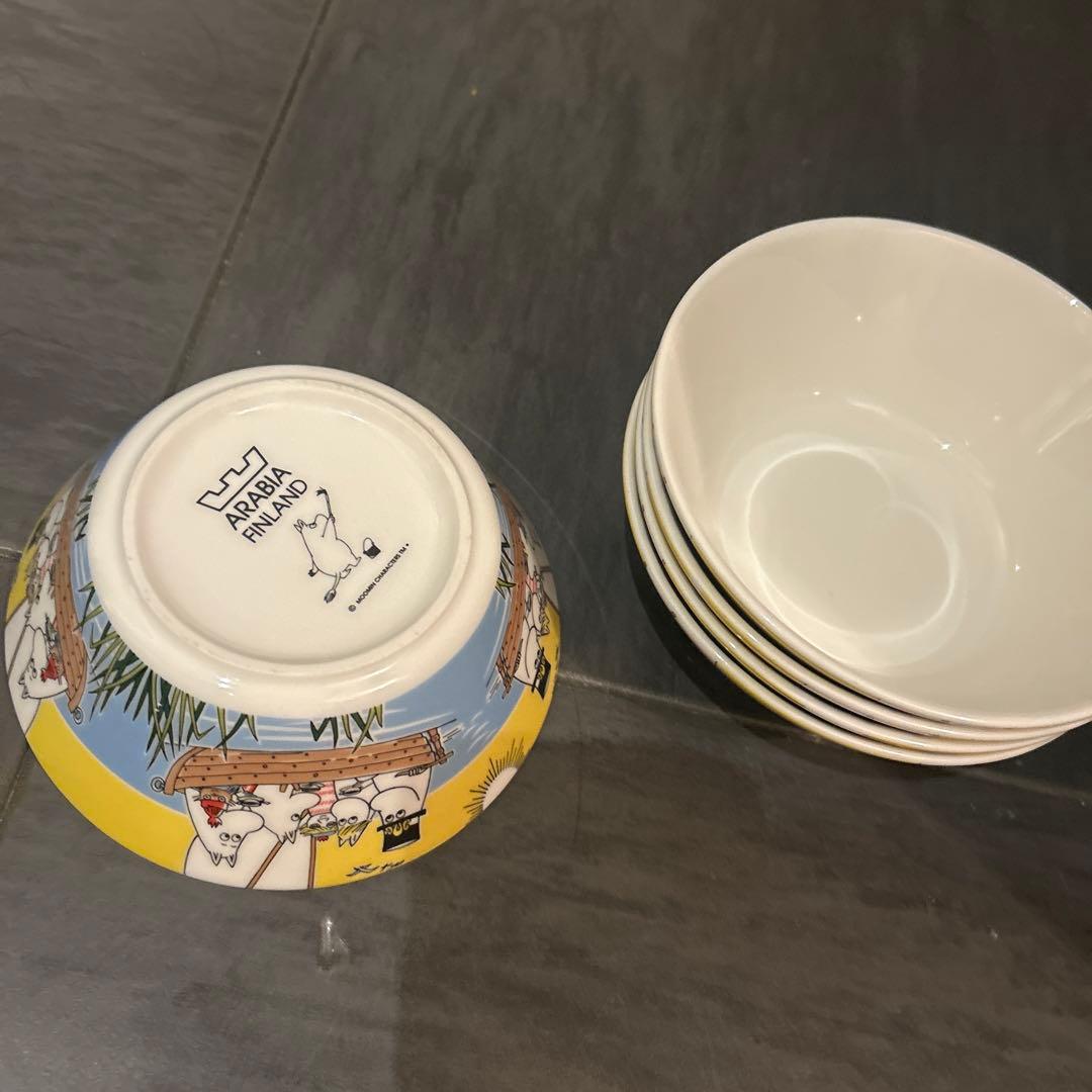 旧ロゴ ムーミン イッタラボウル5つセット - メルカリ