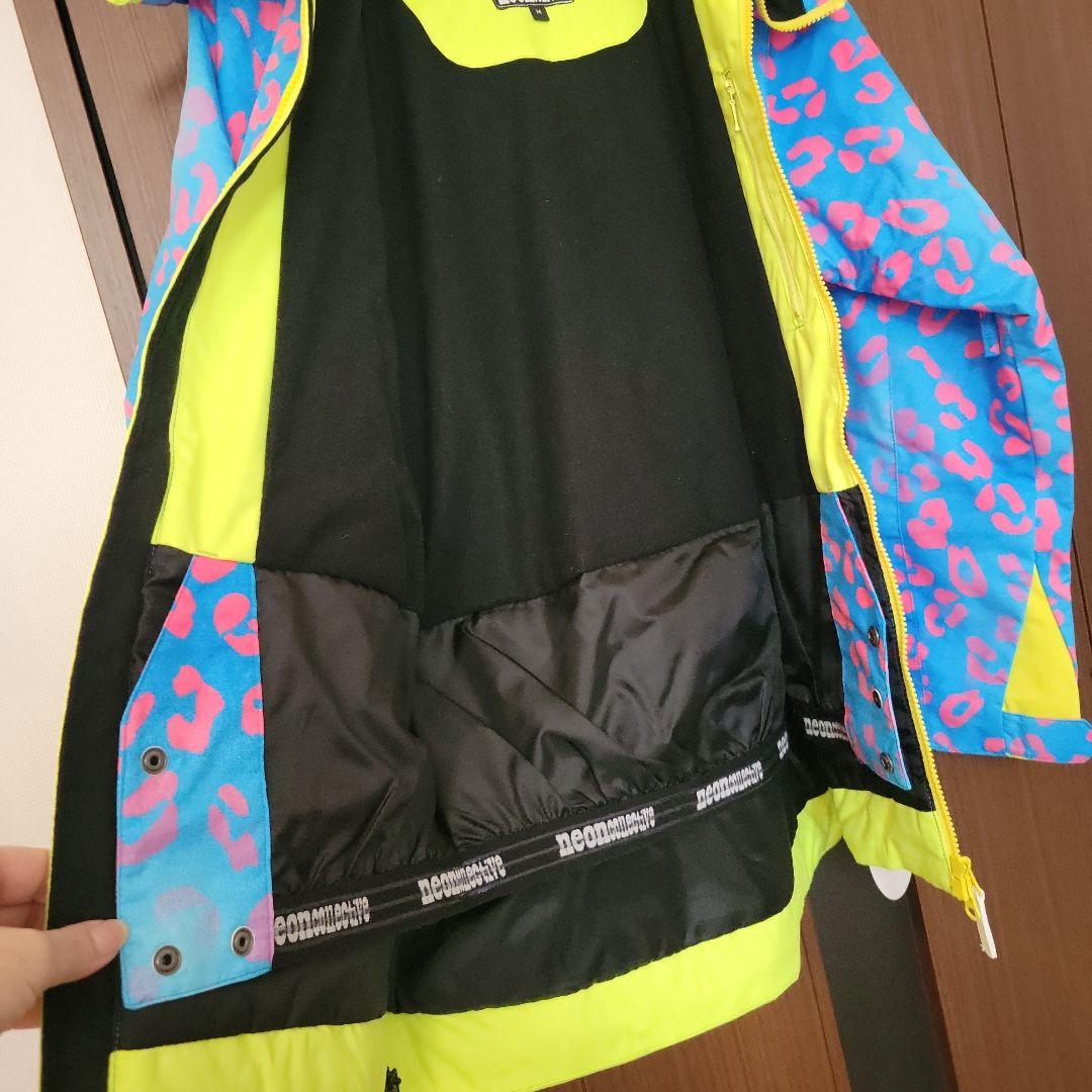 【新品未使用】スノボウエア レディースM ネオンカラー