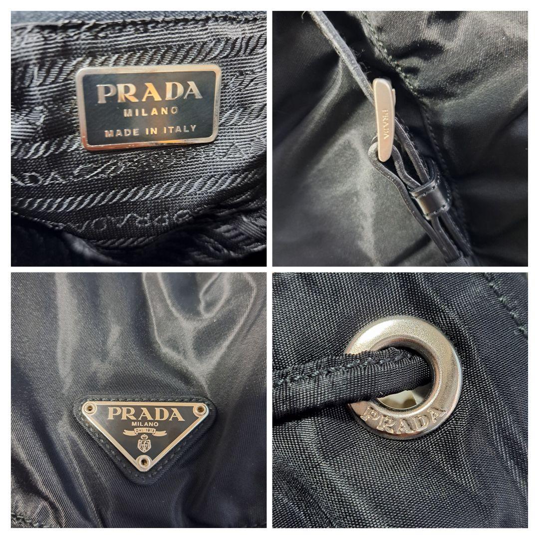 【ドミノ❤パンダ屋さん専用】PRADAプラダ　リュック　三角プレート白タグ