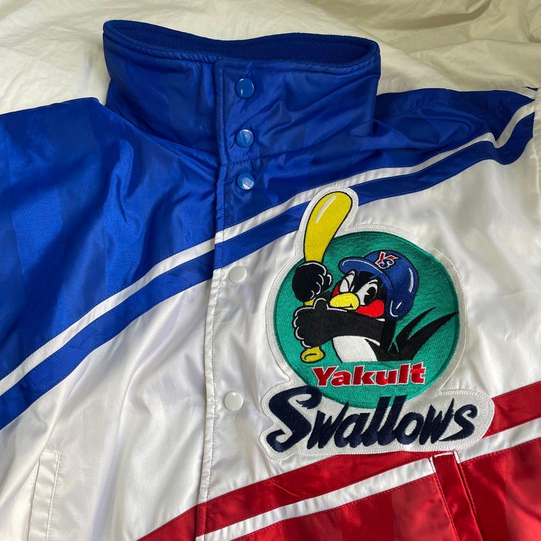 ヤクルトスワローズ公式スタジャン ナイロンジャケット DESCENTE製
