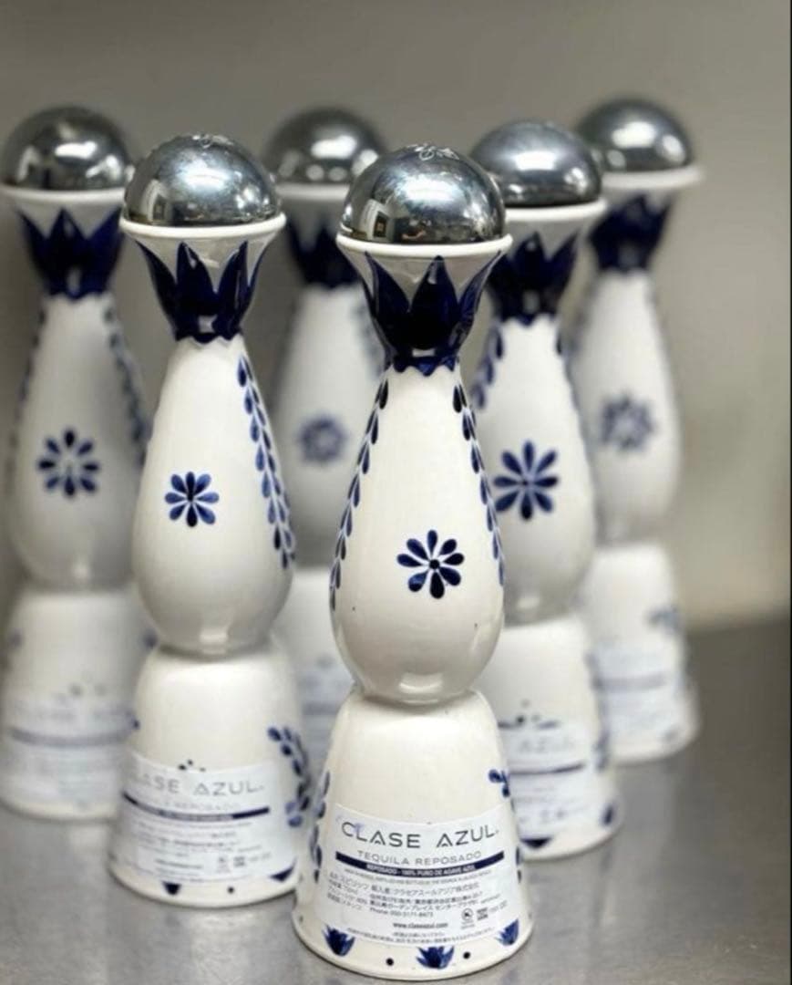 クラセアスールレポサド 空き瓶6本セット Clase Azul 空ボトル - メルカリ